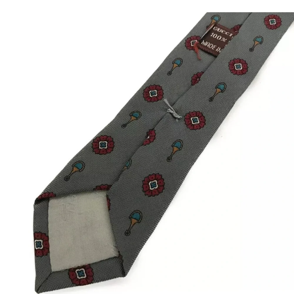 Authentic GUCCI Silk 100% Tie MultiColor
